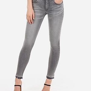 Light gray Express ankle jean legging/jegging 8S